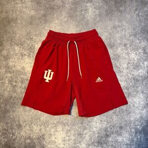 Adidas Indiana Hoosiers IU Mens Medium Red Basketball Shorts Aeroready Stars